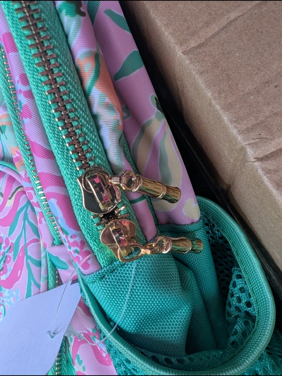 Lilly Pulitzer Women\'s Floral Pink & Green Backpack main image 6